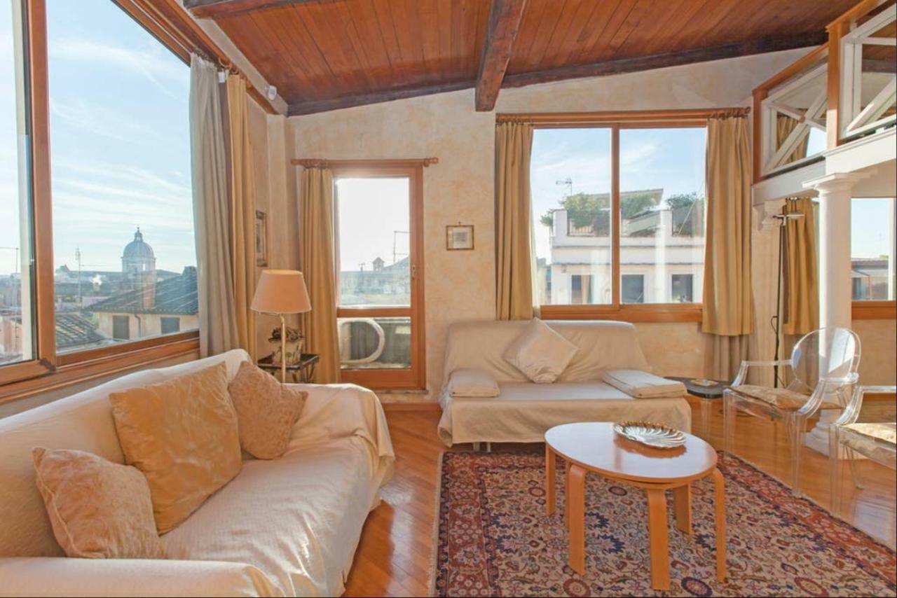 Amazing Panoramic Artist'S Loft Spanish Steps Róma Kültér fotó